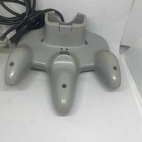N64 Nintendo OEM Gray Controller New GC style Joystick User Tested Everything Wo - Picture 2 of 6
